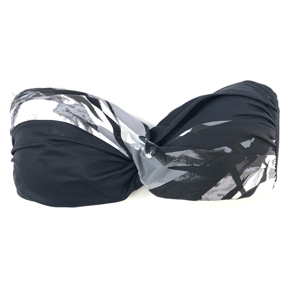 Tibi sweetheart bandeau swim top